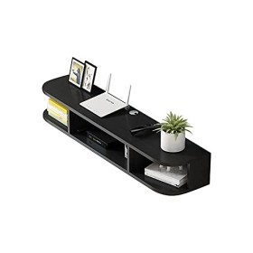 Meuble TV Flottant, Console de Meuble TV en Bois, Centre de Divertissement multimédia, adapté à la Maison/hôtel Couleur : B,