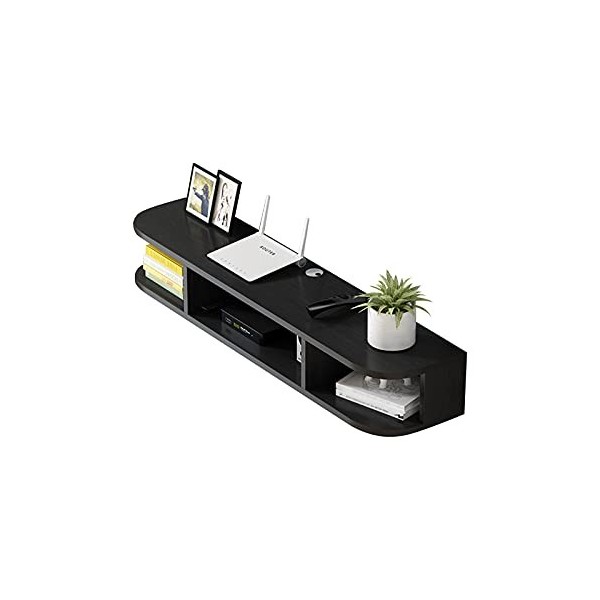 Meuble TV Flottant, Console de Meuble TV en Bois, Centre de Divertissement multimédia, adapté à la Maison/hôtel Couleur : B,