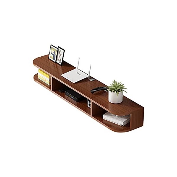 Meuble TV Flottant, Console de Meuble TV en Bois, Centre de Divertissement multimédia, adapté à la Maison/hôtel Couleur : B,