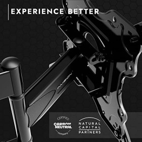 Invision Support TV Mural pour Écrans de 24 à 60 Pouces, VESA 100x100 à 400x400mm Inclinable, Pivotant avec Bras Extensible p