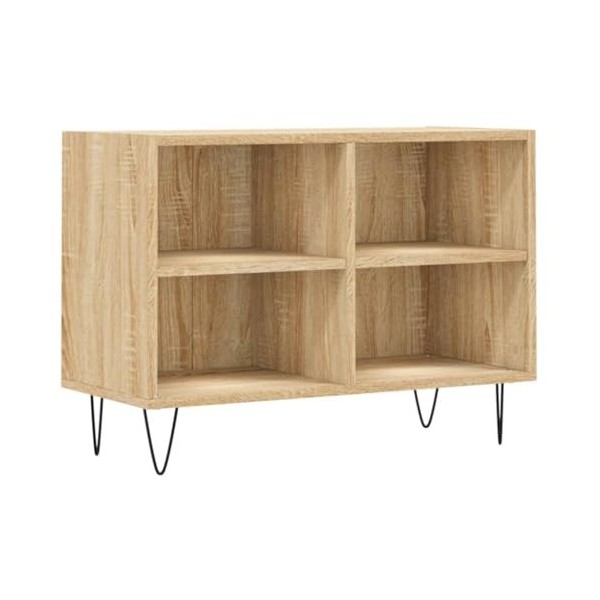 VEEKI Meuble TV, Meuble TV Suspendu, Meuble TV Industriel, Meuble TV Bois, Meuble Chambre, Convient pour Salon ou Chambre, ch