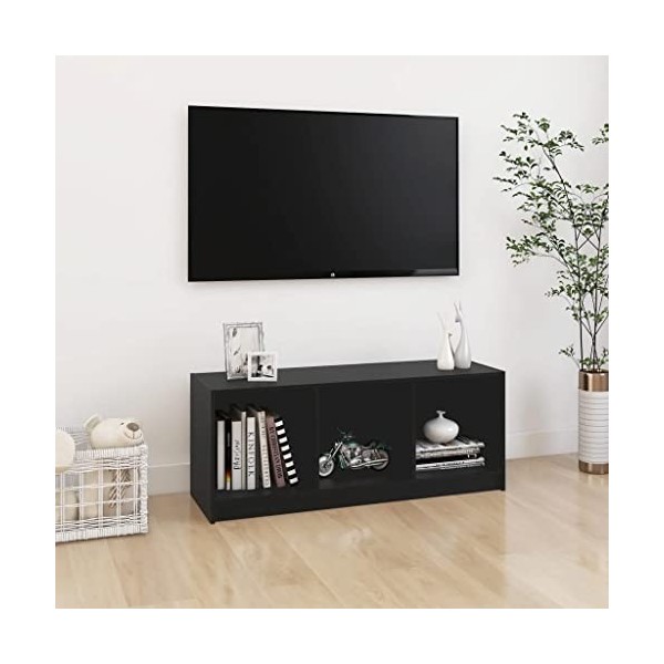 VEEKI Meuble TV, Meuble TV Suspendu, Meuble TV Industriel, Meuble TV Bois, Meuble Chambre, Convient pour Salon ou Chambre, No