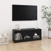 VEEKI Meuble TV, Meuble TV Suspendu, Meuble TV Industriel, Meuble TV Bois, Meuble Chambre, Convient pour Salon ou Chambre, No