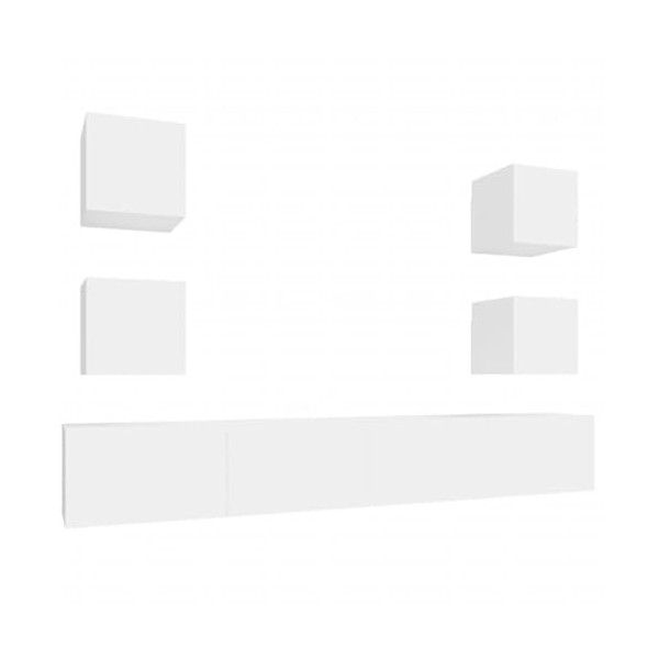 VEEKI Meuble TV, Meuble TV Suspendu, Meuble TV Industriel, Meuble TV Bois, Meuble Chambre, Convient pour Salon ou Chambre, En