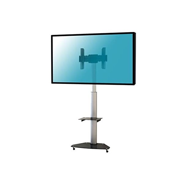 KIMEX - Support TV - sur Pied - Mobile - pour écran 37-70 - Hauteur 120-180cm - 030-2020