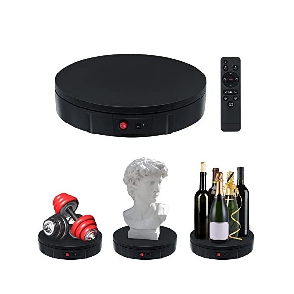 Mcbazel 11.8 Pouces Plateau Tournant de Photographie Professionnel 100KG Platine Tournante Motorisée Automatique 360 degrés R