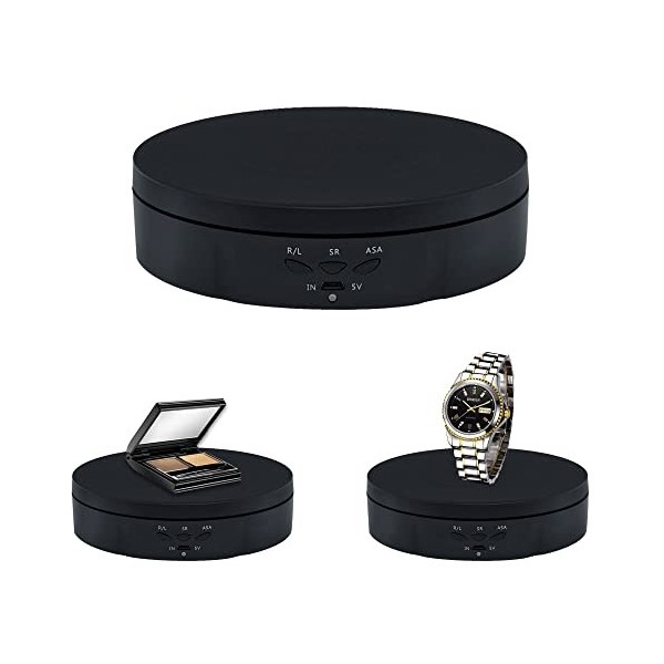 Mcbazel 11.8 Pouces Plateau Tournant de Photographie Professionnel 100KG Platine Tournante Motorisée Automatique 360 degrés R