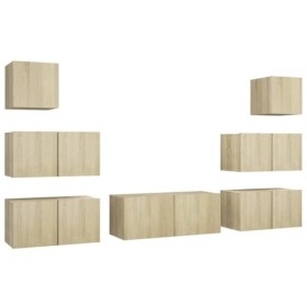 Meuble TV, Meuble TV Suspendu, Meuble TV Blanc, Meuble TV Industriel, Meubles de Salon, Salon, Chambre, Cadre en Acier, vidaX