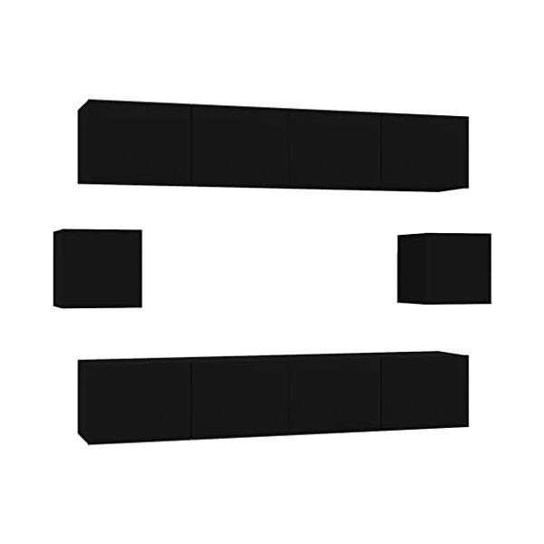 VEEKI Meuble TV, Meuble TV Suspendu, Meuble TV Industriel, Meuble TV Bois, Meuble Chambre, Convient pour Salon ou Chambre, En