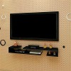 Meuble TV Mural,Set-Top Box Rack Chambre Fond Mur Rack Salon TV Meuble De Rangement/B/70X20X13Cm wwyy