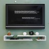 Meuble TV Mural,Set-Top Box Rack Chambre Fond Mur Rack Salon TV Meuble De Rangement/B/70X20X13Cm wwyy
