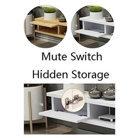 XIBANY Meuble TV, Lowboard TV, Étagères Flottantes, Console Média TV Murale, Cloison de Rangement pour Décodeur, Une Variété 