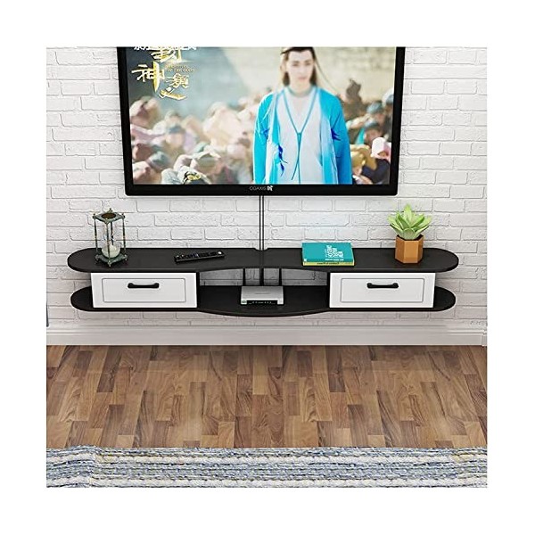 Meuble TV Unités Murales TV pour Salon Console Multimédia Meuble TV Flottant Meuble TV Mural pour Salon Salle de Divertisseme