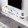 CENAP Meuble TV Flottant étagère TV Murale Centre de Divertissement Console multimédia en Bois Meuble de Rangement Suspendu c
