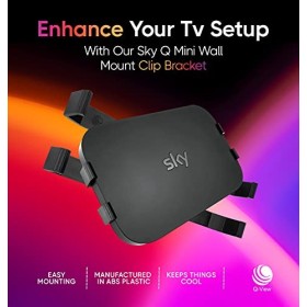 Support mural Q-View pour Mini Box Sky Q, coloris noir, MWB-SKYQWB