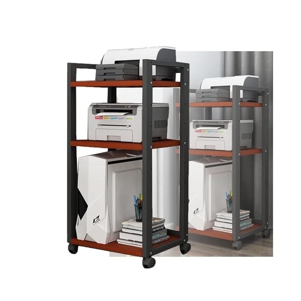 Armoire Multimédia AV À 3 Niveaux Avec Meuble TV De Jeu Réglable En Hauteur Et Support Stéréo, Support De Lecteur CD For La M