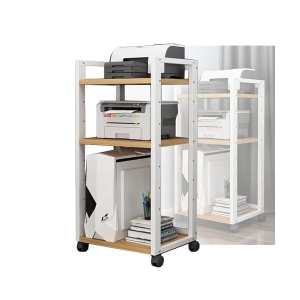 Armoire Multimédia AV À 3 Niveaux Avec Meuble TV De Jeu Réglable En Hauteur Et Support Stéréo, Support De Lecteur CD For La M