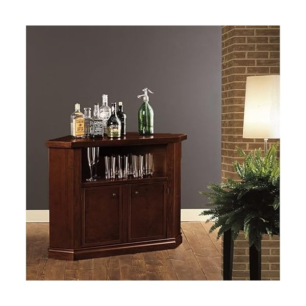 Meuble TV dangle, teinte noyer