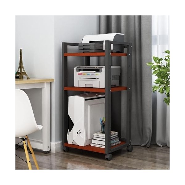 YCOVSFP Support Darmoire Multimédia AV, Support De Rangement Ouvert Réglable, Support Stéréo, Support De Lecteur CD For La M