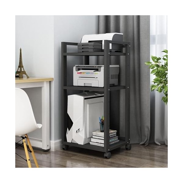 YCOVSFP Support Darmoire Multimédia AV, Support De Rangement Ouvert Réglable, Support Stéréo, Support De Lecteur CD For La M