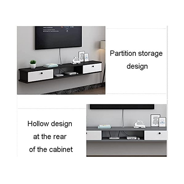 EGOMED Meuble TV Flottant Meuble Meuble TV Meuble TV Mural pour Salon Meuble TV Flottant Meuble Meuble TV Fixé au Mur pour Ce