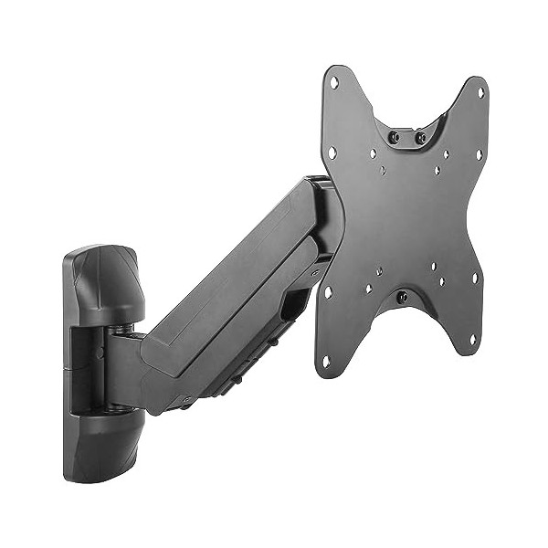 RICOO Support Mural TV Orientable et Inclinable Modèle S4522, pour Télévisions 23"-43", VESA 200x200mm, Charge 30kg, Noir