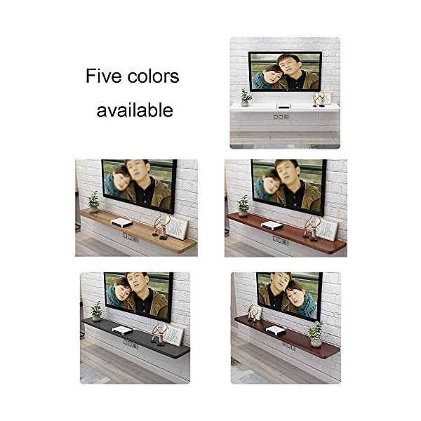 Meuble TV Meuble TV Unités Murales pour Salon Meuble TV Flottant Console TV en Bois pour Salon Meuble TV Armoire Murale/a/80X