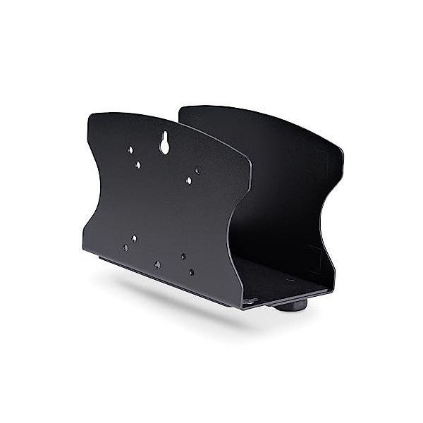 StarTech.com Support Mural pour PC - Étagère PC de Bureau Supportant Jusquà 18kg - Support Ajustable Sans Outil de 4,8 à 19,