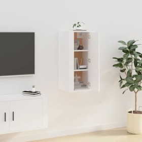 VEEKI Meuble TV, Meuble TV Suspendu, Meuble, Meuble TV avec Rangement，Meuble Industriel, Convient pour Salon ou Chambre, Mura