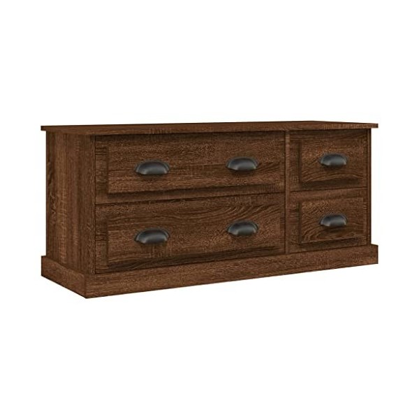 Meubles-TV Meuble TV Chêne Marron 100 x 35,5 x 45 cm Bois dingénierie