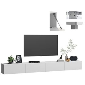 Television 240 cm TV 65 Pouces TV 240 cm Meuble Tele Industriel Meuble TV 240 cm Longueur 240 cm Armoire TV TV étagère TV Boa