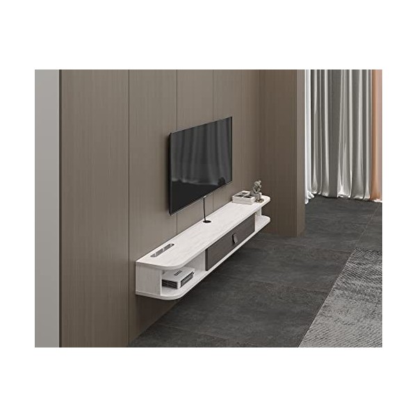 Pmnianhua Meuble TV à suspendre pour salon - 200 x 23,6 x 16 cm