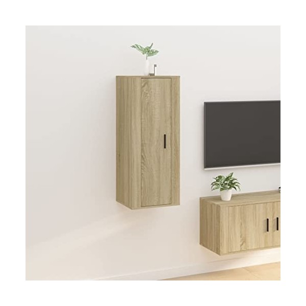 VEEKI Meuble TV, Meuble TV Suspendu, Meuble, Meuble TV avec Rangement，Meuble Industriel, Convient pour Salon ou Chambre, Mura