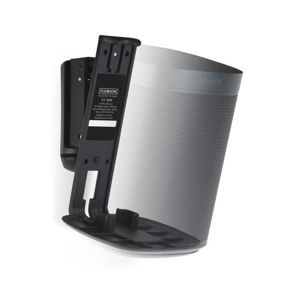 Flexson Support Mural pour Sonos One, One SL et Play:1 - Noir