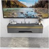EGOMED Meuble TV Flottant Meuble Meuble TV Unités murales TV pour Salon Meuble TV Meuble Mural Console TV Unité de Divertisse