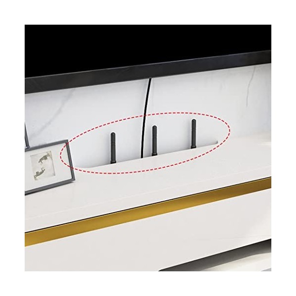 Meuble TV Meuble TV Flottant Meuble de Rangement TV Étagère TV Murale Centre de Divertissement Console Multimédia en Bois Meu