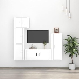 VEEKI Meuble TV, Meuble TV Suspendu, Meuble TV Industriel, Meuble TV Bois, Meuble Chambre, Convient pour Salon ou Chambre, En