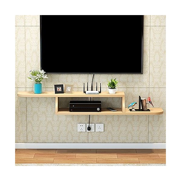 Kamnik Meuble TV Flottant de Mode Meuble TV Flottant Centre de Divertissement, pour unité de Stockage Console Audio/Vidéo Boî