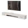EsEntL Meuble TV Mural Meuble TV Flottant - 100/120/140 cm Mural sous étagère TV Console TV Flottante Divertissement étagères