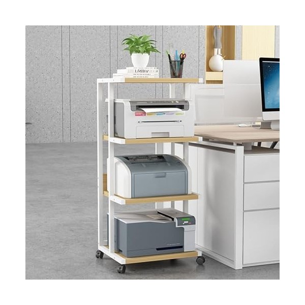 YCOVSFP Armoire Multimédia AV À 4 Niveaux, Meuble TV De Jeu Et Support Stéréo, Support For Lecteur CD, For Maison/bureau/audi