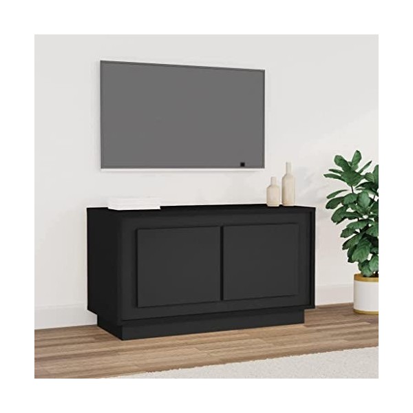 VEEKI Meuble TV, Meuble TV Suspendu, Meuble TV Industriel, Meuble TV Bois, Meuble Chambre, Convient pour Salon ou Chambre, No