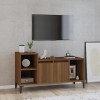 VEEKI Meuble TV, Meuble TV Suspendu, Meuble TV Industriel, Meuble TV Bois, Meuble Chambre, Convient pour Salon ou Chambre, Ch