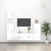 VEEKI Meuble TV, Meuble TV Suspendu, Meuble TV Industriel, Meuble TV Bois, Meuble Chambre, Convient pour Salon ou Chambre, En