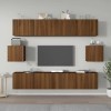 heybb Ensemble de Meubles TV 6 pcs Chêne Marron Bois dingénierie,Meuble TV Étagère,Meuble dangle TV,Meuble Haut Salon