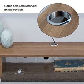 XIBANY Meuble TV Mural étagère TV Flottante, Meuble TV Flottant Meuble de Rangement Meuble TV pour Salon TV et Medianiture, é