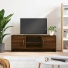 Camerina Meuble TV chêne Marron 102x30x37,5 cm Bois dingénierie,Meuble TV Longueur,Meubles De Salon TV,Meuble Bas Salon