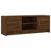 Camerina Meuble TV chêne Marron 102x30x37,5 cm Bois dingénierie,Meuble TV Longueur,Meubles De Salon TV,Meuble Bas Salon