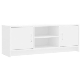 Camerina Meuble TV Blanc 102x30x37,5 cm Bois dingénierie,Meuble TV,Table Basse Couleurs,Table Basse Salon Meuble TV