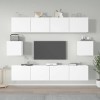 VEEKI Meuble TV, Meuble TV Suspendu, Meuble TV Industriel, Meuble TV Bois, Meuble Chambre, Convient pour Salon ou Chambre, En