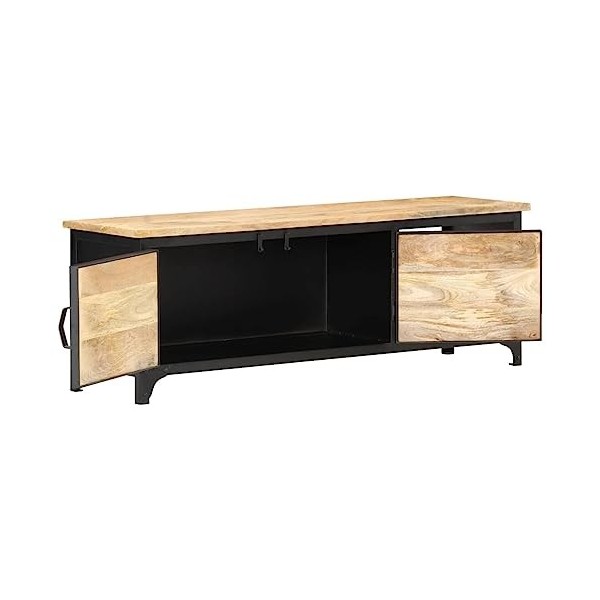 VEEKI Meuble TV, Meuble TV Suspendu, Meuble TV Industriel, Meuble TV Bois, Meuble Chambre, Convient pour Salon ou Chambre, 12